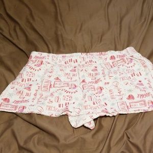 Christmas pj shorts